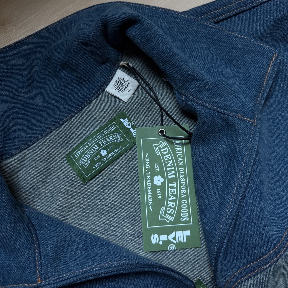 Levi's x Denim Tears Blue Jacket - Picture 2 of 3